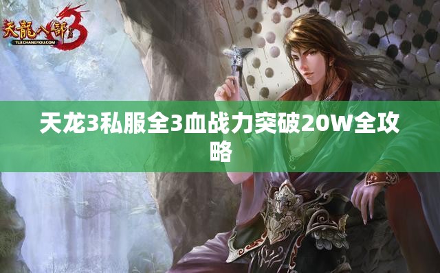 天龙3私服全3血战力突破20W全攻略